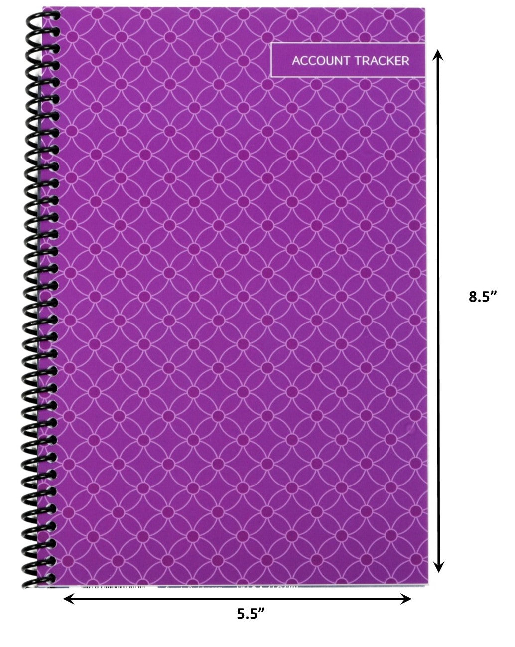 The Superior Check and Debit Card Register - Purple, Standard